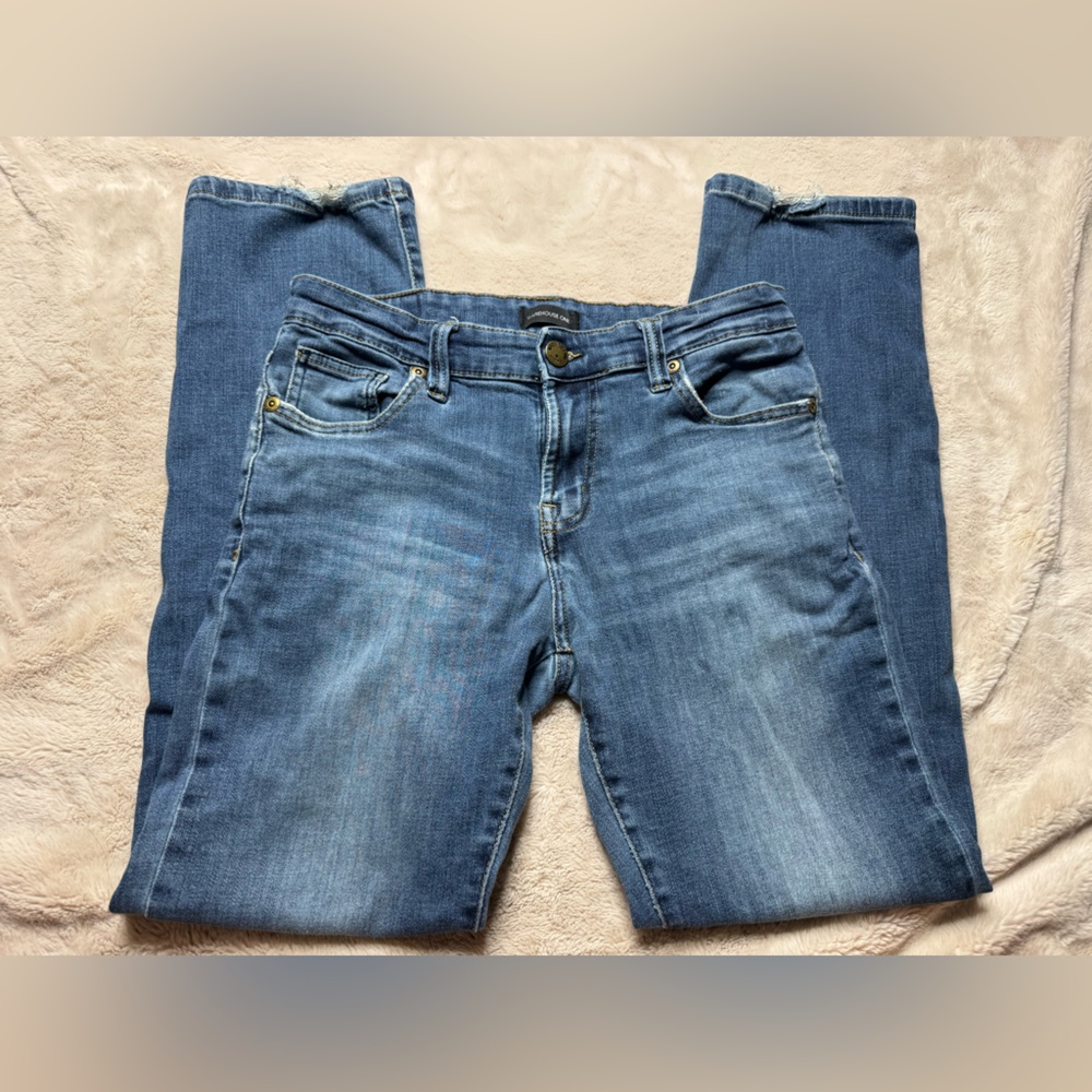 2 for $20// Men's Slim Straight Blue Jeans - Picture 1 of 9